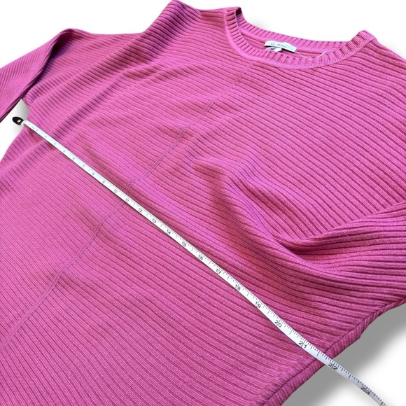 NWT Vila Milano Pink Mauve Bolero Ribbed Soft Sweater - Medium - Picture 3 of 7
